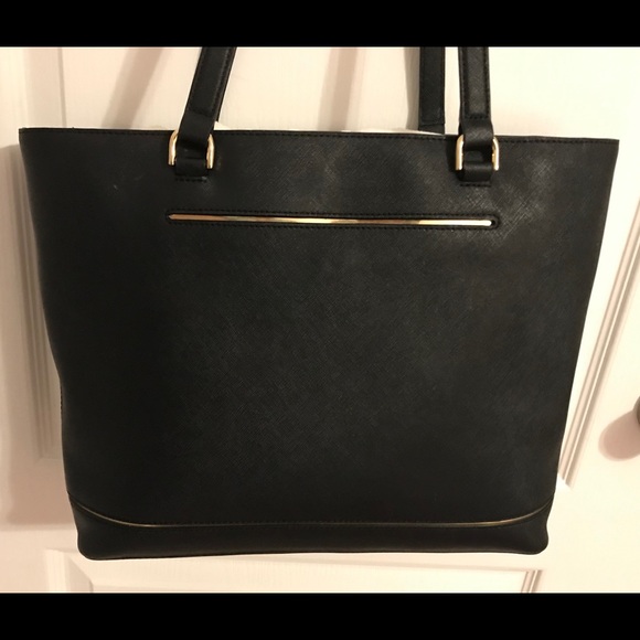 Michael Kors Frame Out Large Leather Tote handbag - Picture 3 of 8